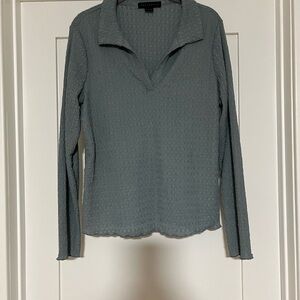 Sanctuary Slate Textured Blouse